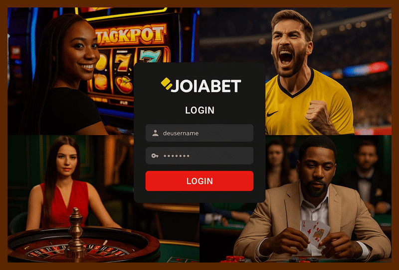 Criar uma nova Conta no plataforma JOIABET